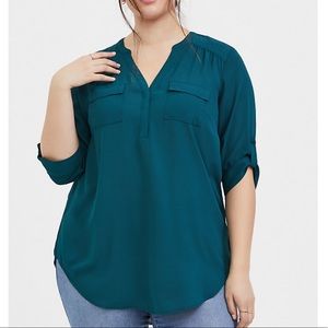 Teal Torrid Harper Tunic